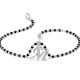 Handcrafted 925 Silver Mangalsutra Initial Bracelet